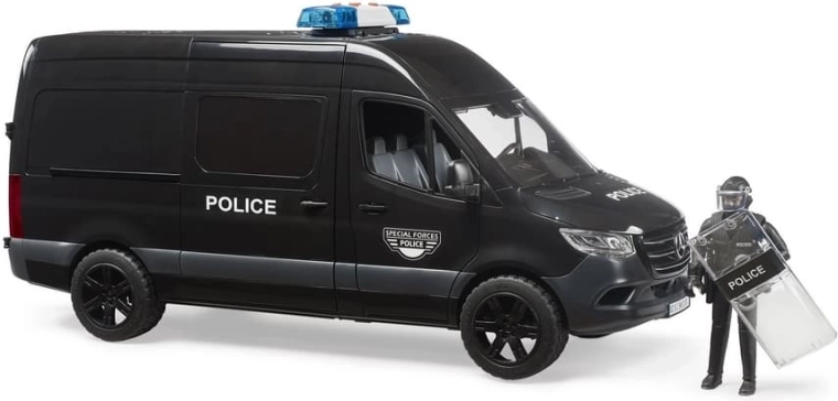 Détails réalistes et marquages de police