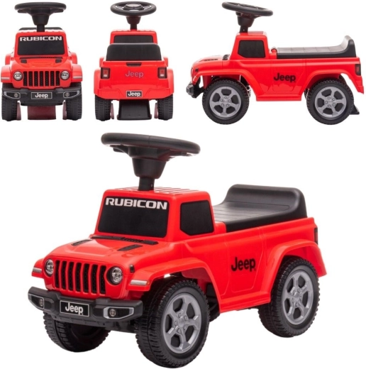 Porteur enfant Jeep Rubicon avec sons, rouge