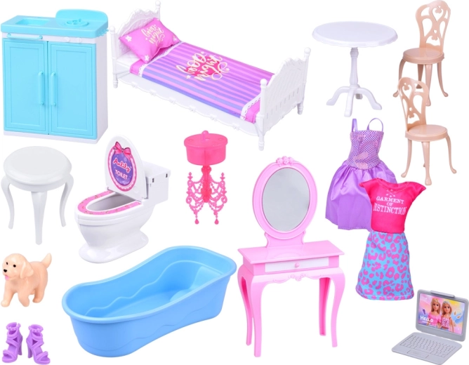 Valisette avec de nombreux accessoires