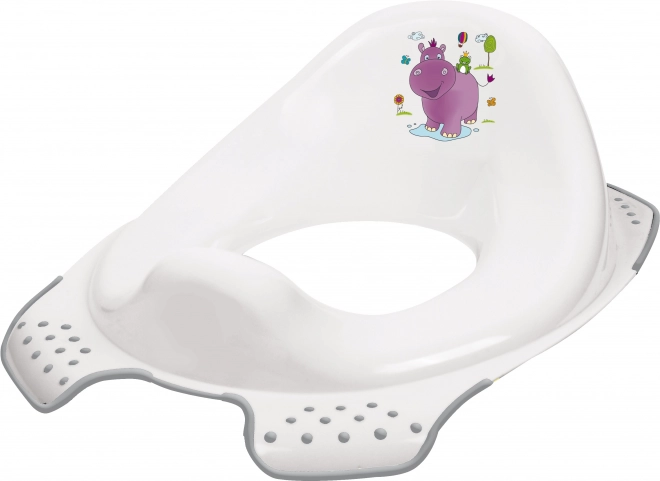 Réducteur de WC « Hippo », Blanc