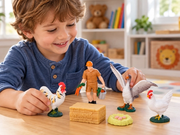 Figurines finement détaillées