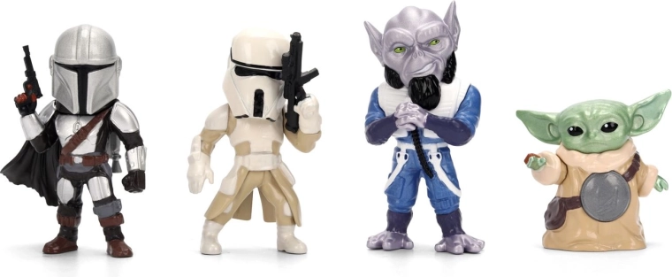 Quatre héros de The Mandalorian