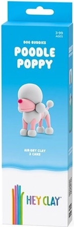 Hey Clay Amis chiens – Caniche, lot de 3 pièces