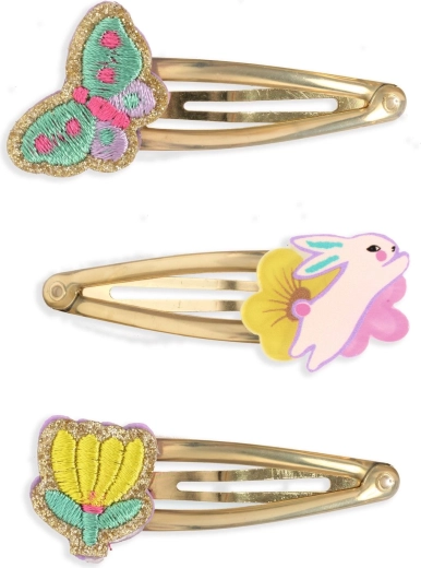 Barrettes à cheveux DJECO Pensée
