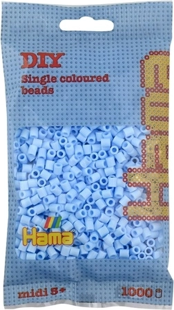 Perles à repasser Hama Midi bleu pastel 1000 pcs