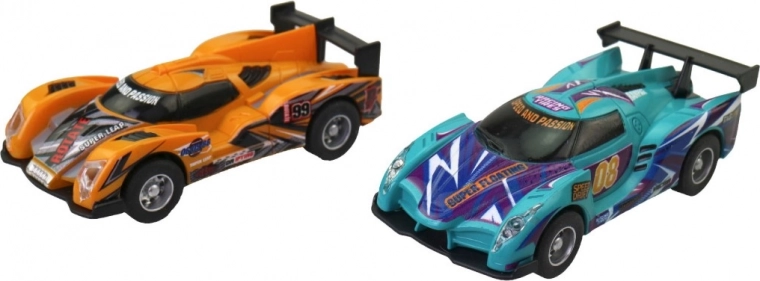 Paire de voitures pour des courses à plusieurs
