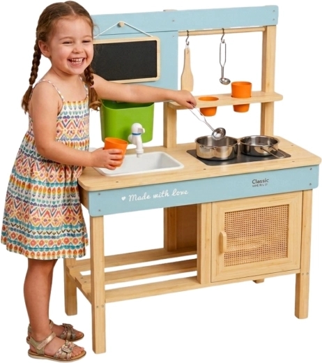 Cuisine de jardin XXL en bois Classic World avec accessoires