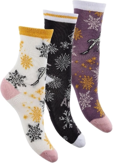 Chaussettes pour enfants Disney Frozen - 3 paires