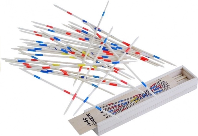 Mikado en bois – jeu de société avec baguettes