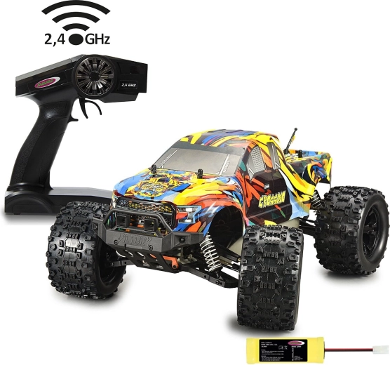 Jamara Crossmo monster truck 4WD 1:10 avec batterie NiMH