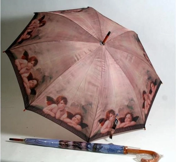 Grand parapluie avec motif d’angelots