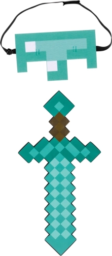 Look pixelisé emblématique de Minecraft