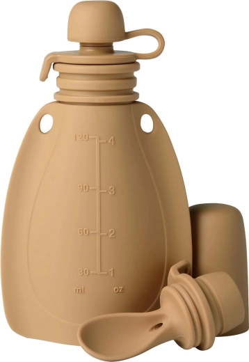 Sachet rechargeable en silicone Mininor avec cuillère Roe Deer - 1 pièce