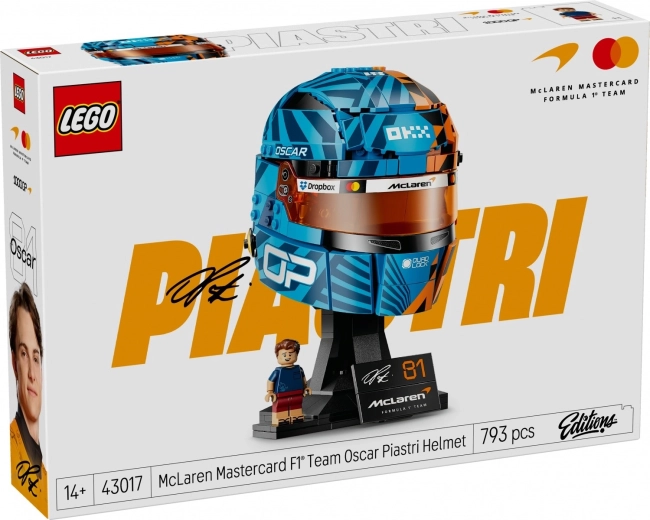 LEGO Casque d’Oscar Piastri – McLaren Mastercard F1 Team