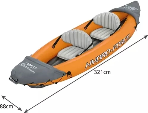 Kayak confortable pour deux personnes