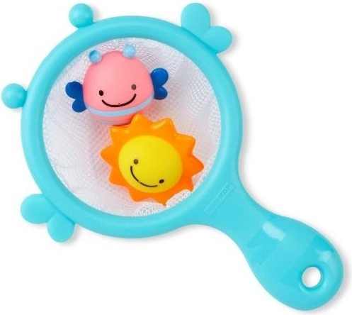 Pêcher, verser et panier de bain