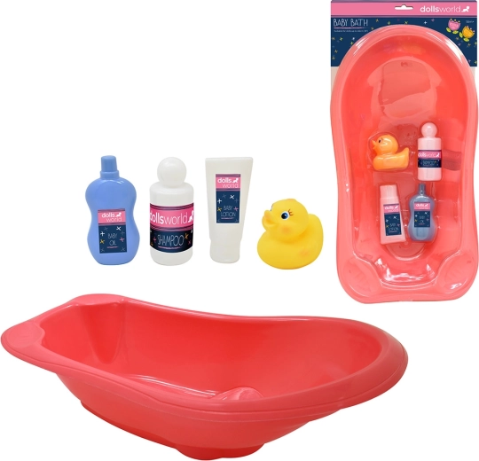 Dolls World set de bain pour poupées 46 cm avec petite baignoire et accessoires