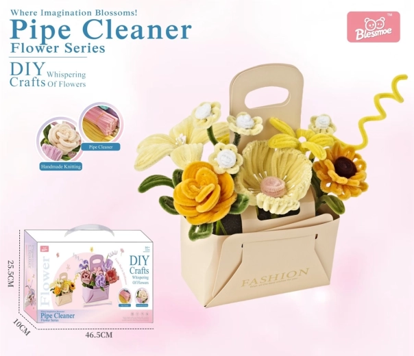 Kit DIY créatif pour fabriquer un bouquet de fleurs pour enfants