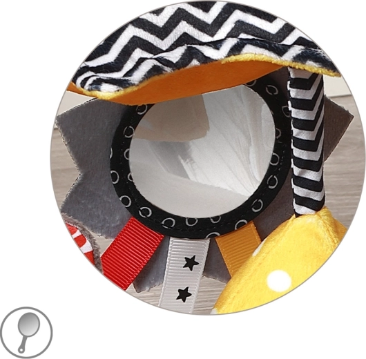 Motifs contrastés et miroir sécurisé