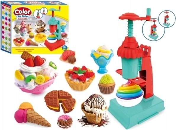 Kit créatif glacier avec pâte à modeler