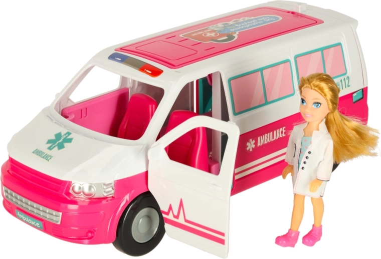 Poupée médecin et équipement médical