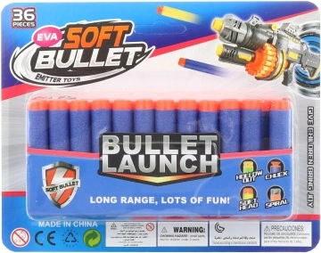 Projectiles en mousse pour pistolets à fléchettes en mousse