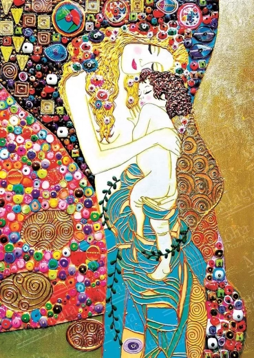 Puzzle magnolia mère et enfant 1000 pièces