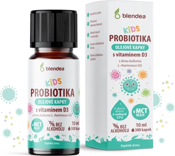 Blendea Probiotiques pour enfants avec vitamine D3 10 ml