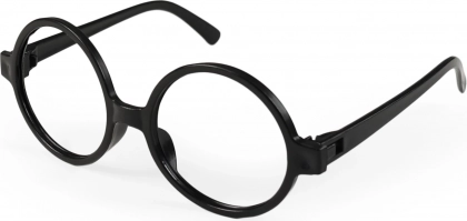 Lunettes rondes de sorcier style Harry Potter