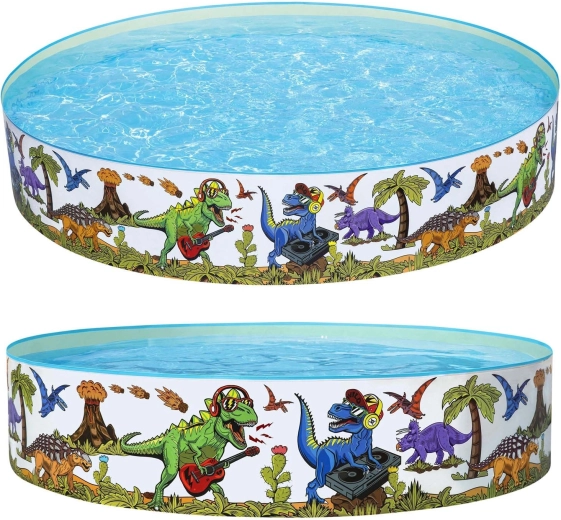 Piscine de jardin avec dinosaures 244 × 46 cm Bestway