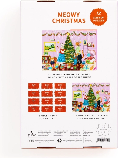 12 sections, une image de 500 pièces