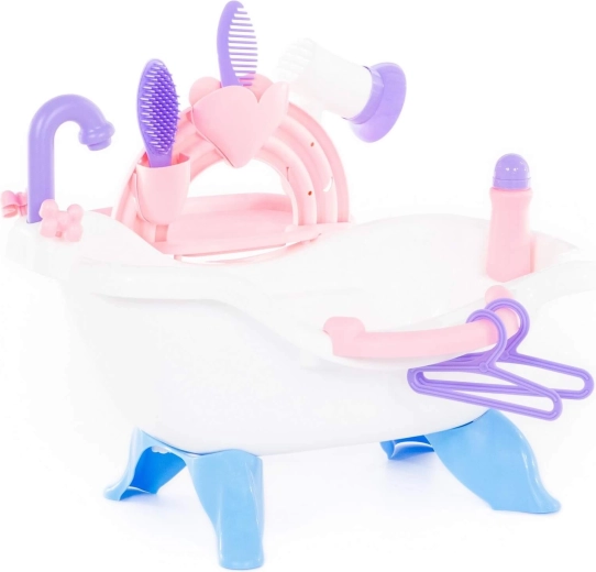 Jeu réaliste de bain de poupée
