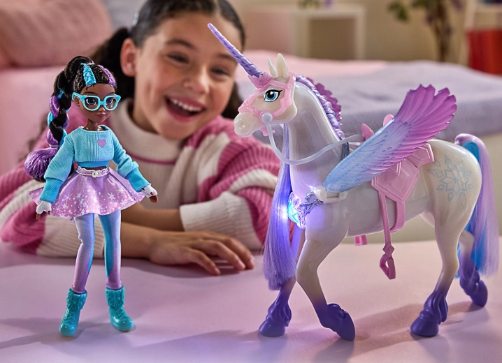 Licorne interactive Glacier avec lumières et sons