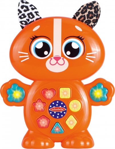 Chat interactif avec effets 16 cm