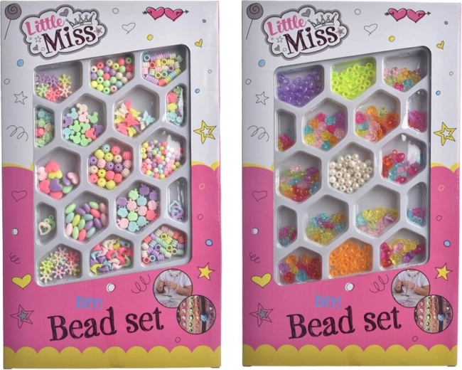 Kit créatif d’enfilage de perles 2ASS