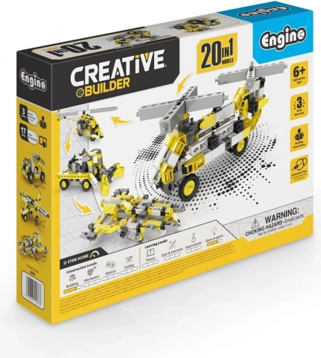 20 modèles avec un seul jeu de construction