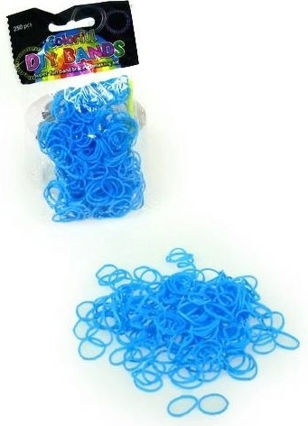Lot de 250 élastiques souples pour fabriquer des bracelets – couleur marine