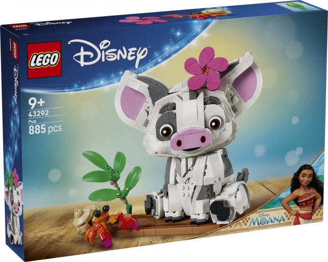 LEGO Disney Vaiana – Pua, figurine de cochon articulée