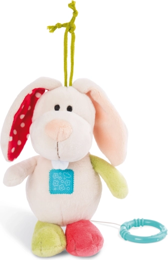 Lapin en peluche NICI Tilli à suspendre avec boîte à musique