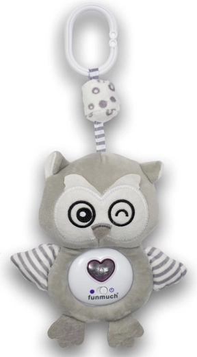 Jouet suspendu en peluche Baby Mix hibou
