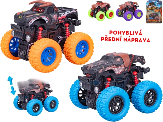Crazy Truck monster truck à inertie 9 cm