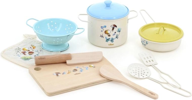 Vilac – set de cuisine en métal My Nature Kitchen