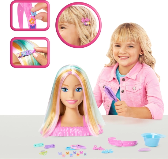 Coiffures créatives avec Barbie