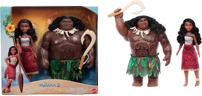 Disney Vaiana et Maui – lot de 2 figurines