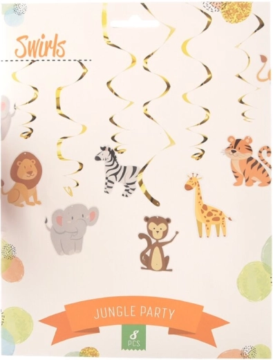 Guirlande Jungle – décoration de fête tropicale (8 pcs)
