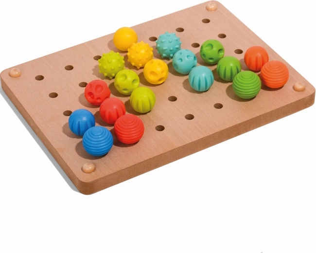 Picots tactiles aux couleurs vives