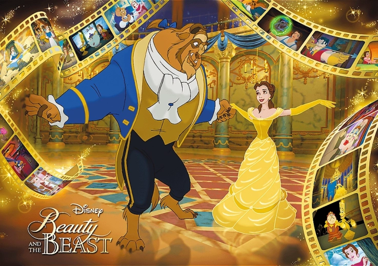 puzzle TREFL Premium Plus moments iconiques: La Belle et la Bête 1000 pièces