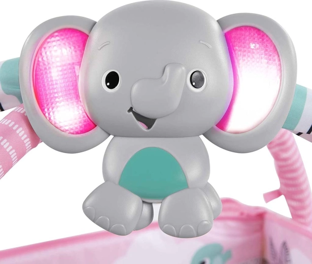 Éléphant lumineux et jouets amovibles