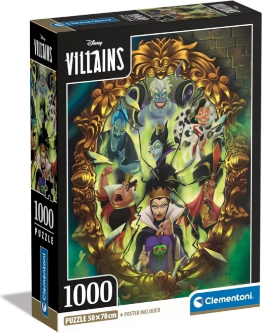 Puzzle 1000 pièces Compact Disney Villains