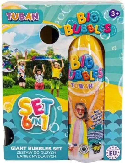 Kit Tuban pour grandes bulles de savon 6 en 1